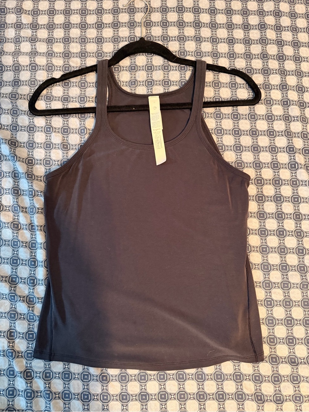 lululemon athletica Black Drapey Softstreme Tank Top